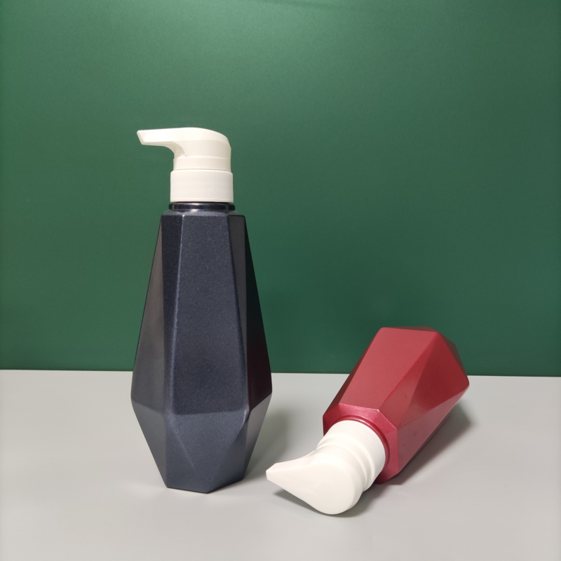 460ml Shampoo shower gel bottle pearlescent PET plastic bottle lotion bottle Plastic Packaging