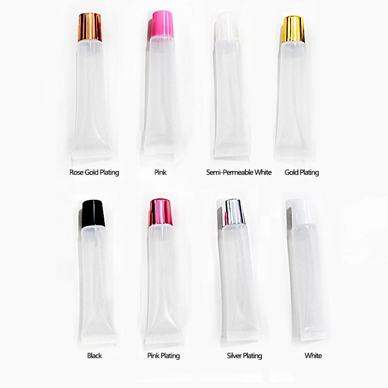 Wholesale 15 Ml Squeeze Tubes Lip Gloss Container Lipstick Cosmetic Packaging 15ml Plastic Squeeze Tube Lipgloss