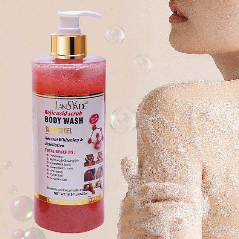 Wholesale Organic Whitening Shower Gel 500ml Turmeric Body Wash Shower Gel Whitening Shower Gel