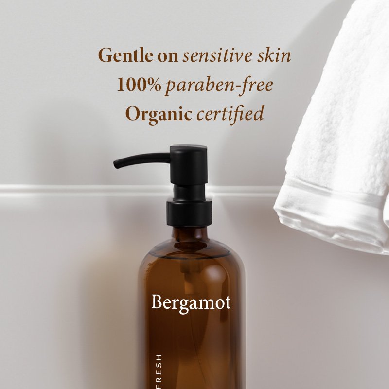 Premium 100% Natural Ingredient 500ml Refreshing Shower Cream Strengthens the Skins and Protection