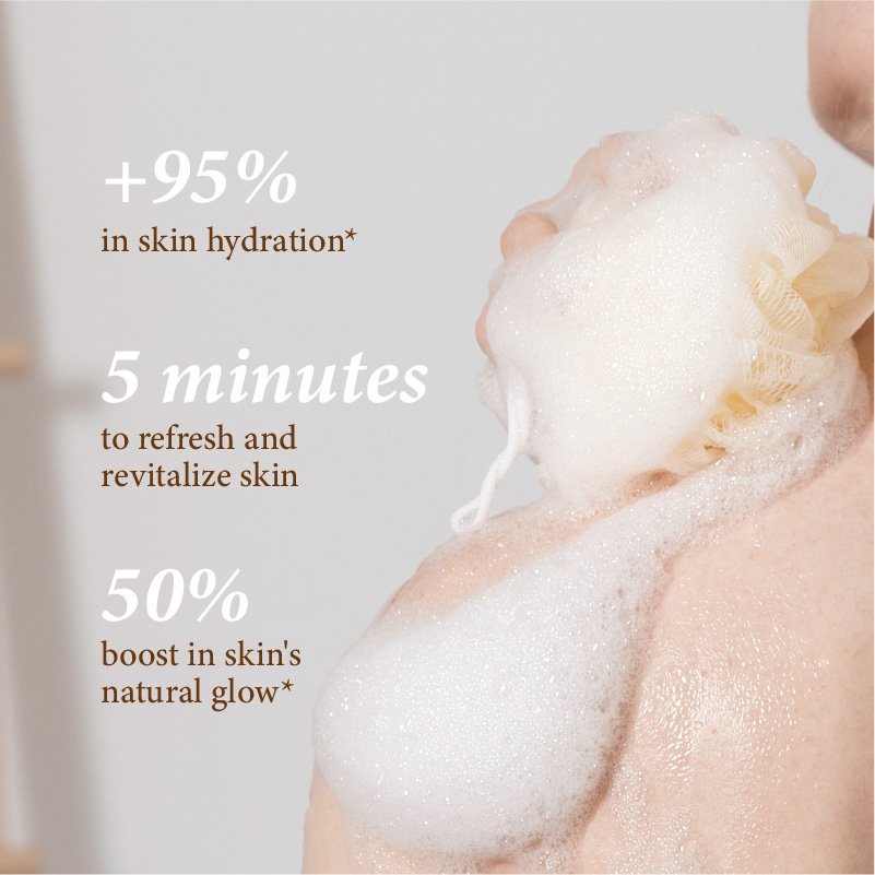 Premium 100% Natural Ingredient 500ml Refreshing Shower Cream Strengthens the Skins and Protection