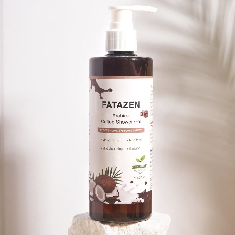 Private Label Skincare Products Natural Moisturizing Whitening Shower Gel Luxury Organic Coconut Coffee Liquid Bath Bodywash