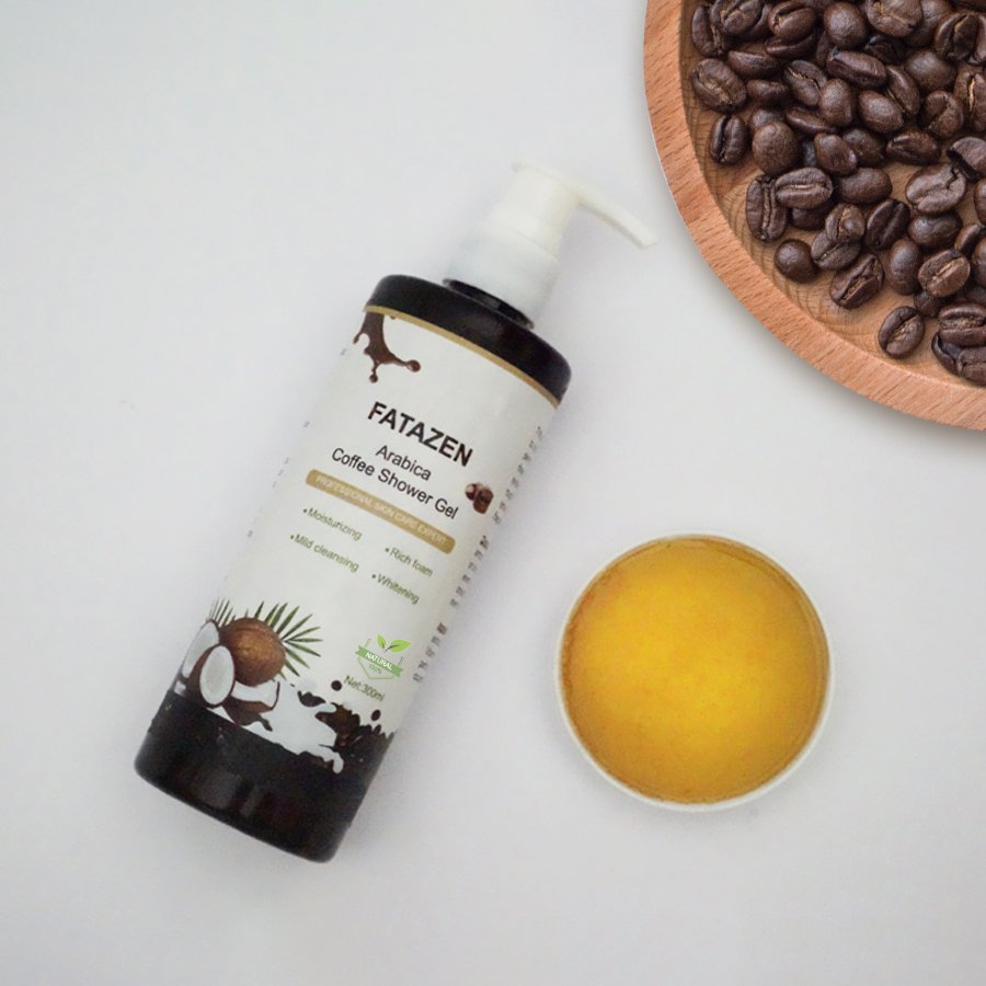 Private Label Skincare Products Natural Moisturizing Whitening Shower Gel Luxury Organic Coconut Coffee Liquid Bath Bodywash