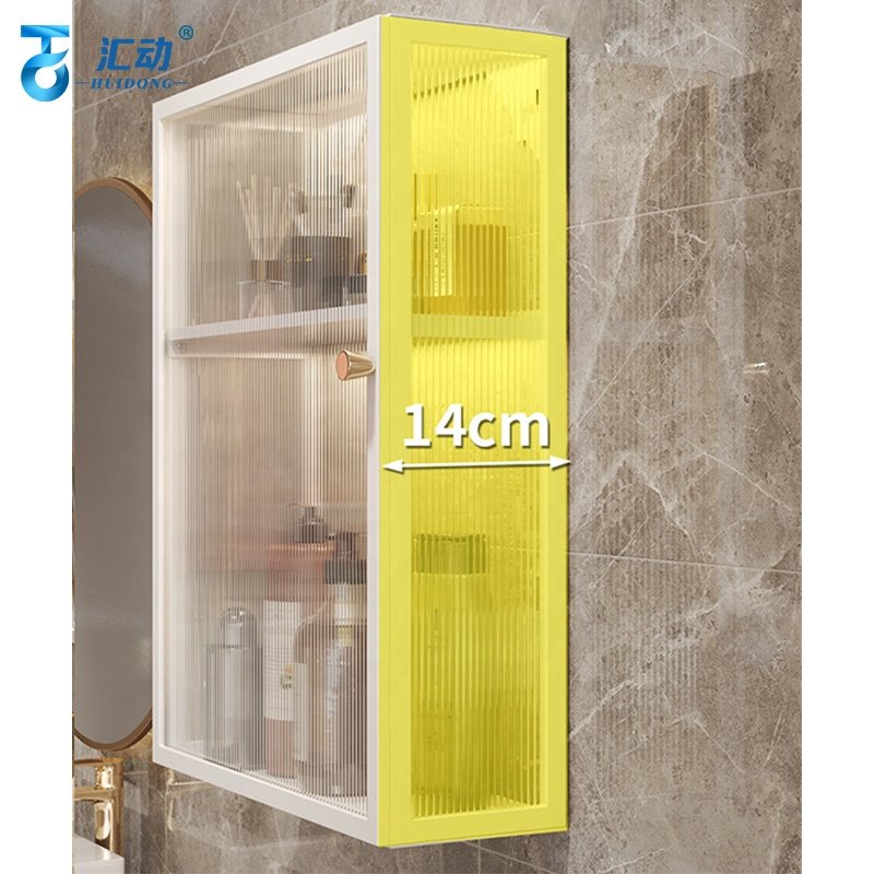 kitchen 2F wall mounted Seasoning Spice Organizer cabinet Shampoo Shower Gel Bathroom Supplie skincare multilayer storage rack