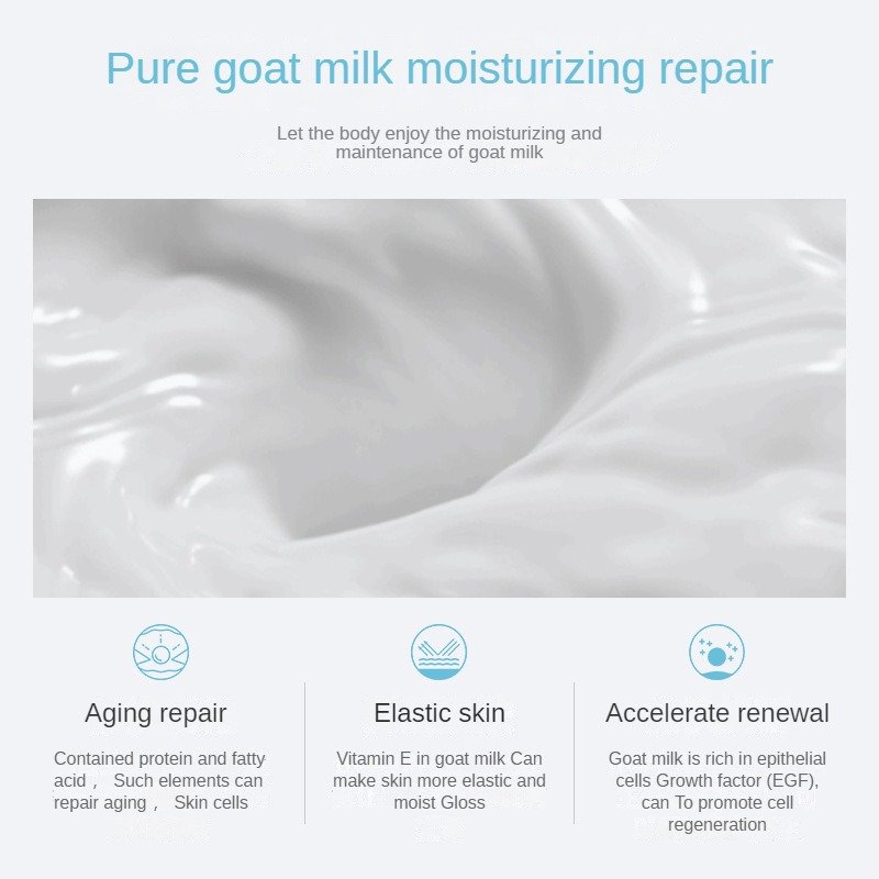 High Quality Private Label Natural Organic Body Wash Whitening Goat Milk Body Wash Shower Gel
