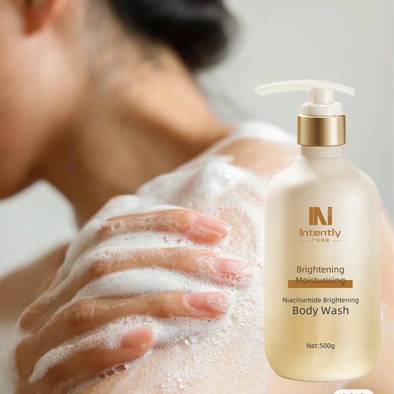Custom Private Label Whitening Moisturizing Exfoliating Scrub Bath Liquid Soap Skin Care