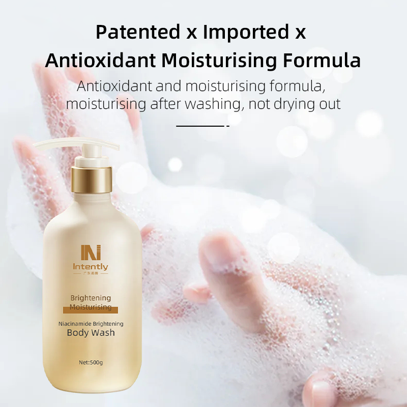 Custom Private Label Whitening Moisturizing Exfoliating Scrub Bath Liquid Soap Skin Care