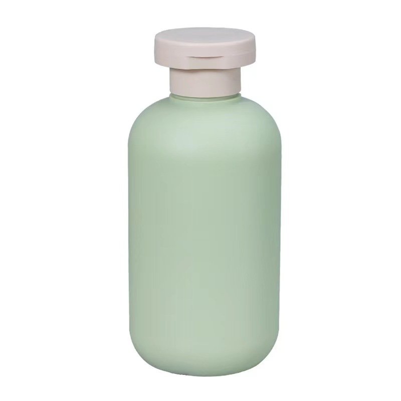Custom 200ml 300ml plastic cosmetic tube with screw flip top for shampoo shower gel bottle hdpe empty plastic bottle