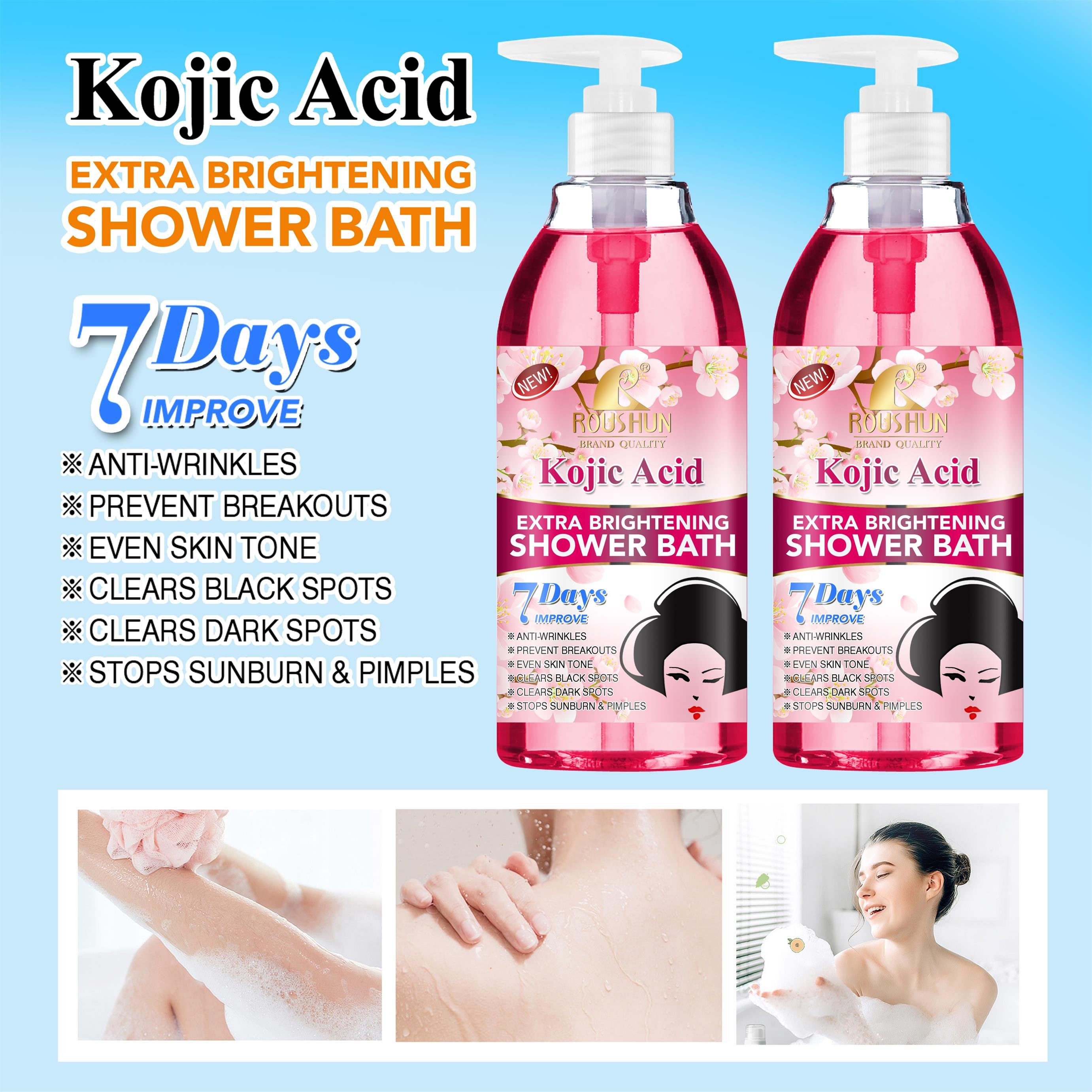 ROUSHUN Custom Kojic Acid Shower Bath Brightening Anti Wrinkle Shower Bath