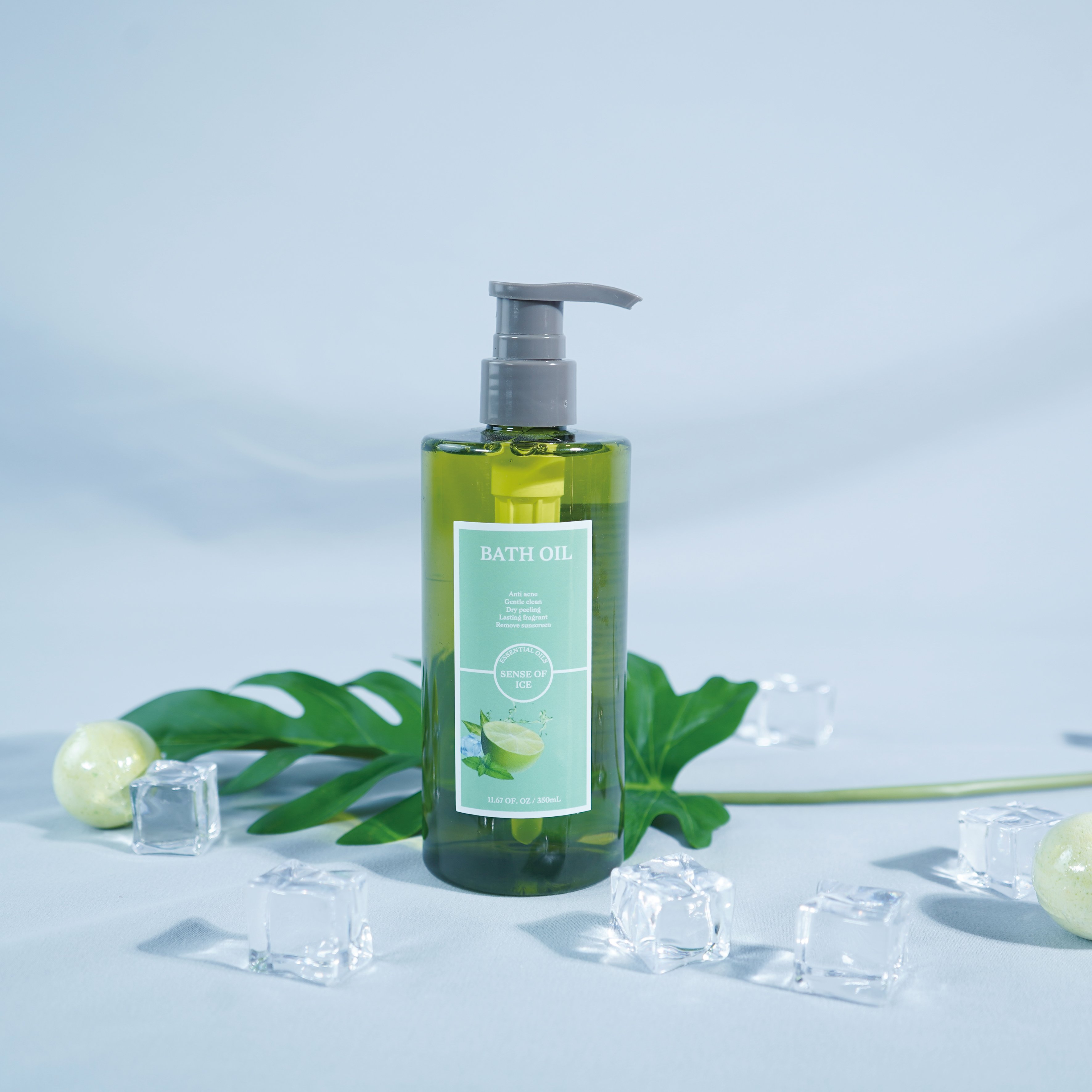 OEM Factory Private Label Tea Tree oil Men Body Wash Set Liquid Soap Moisturizing Bath Shower Gel