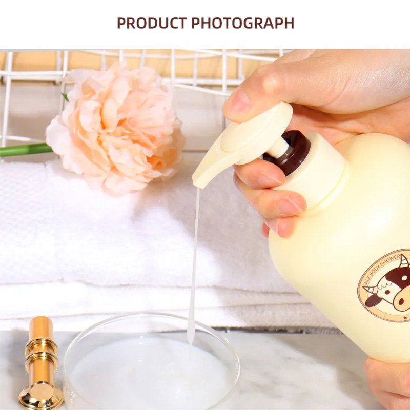 Wholesale Customized 800mL Milk Nourishing Whitening Skin Care shower gel