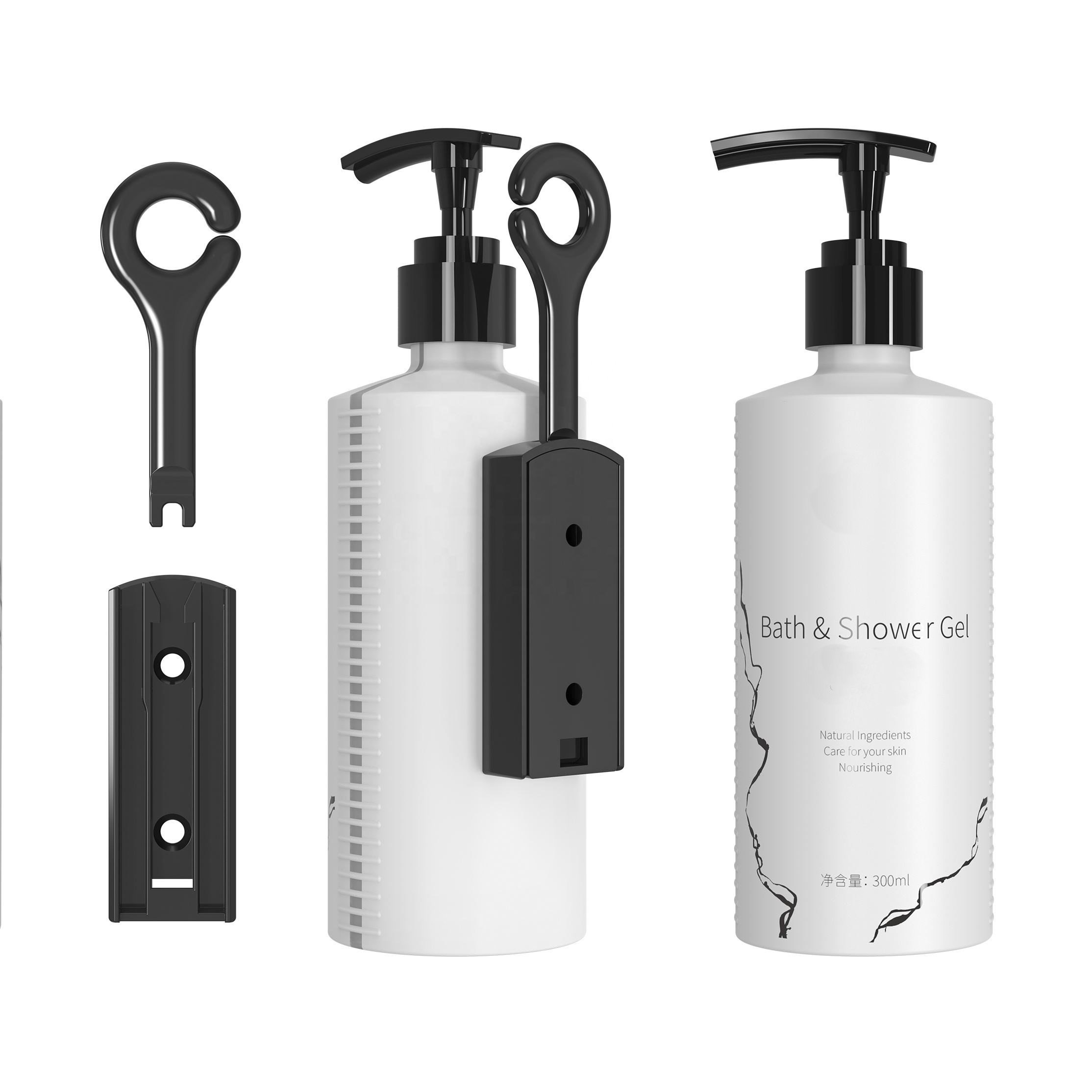 Bathroom Soap Dispenser Anti-theft Lock Structure Locking Shower Gel Holder For Shower