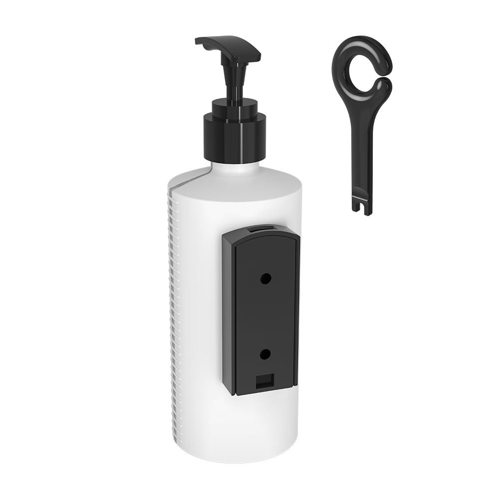 Bathroom Soap Dispenser Anti-theft Lock Structure Locking Shower Gel Holder For Shower