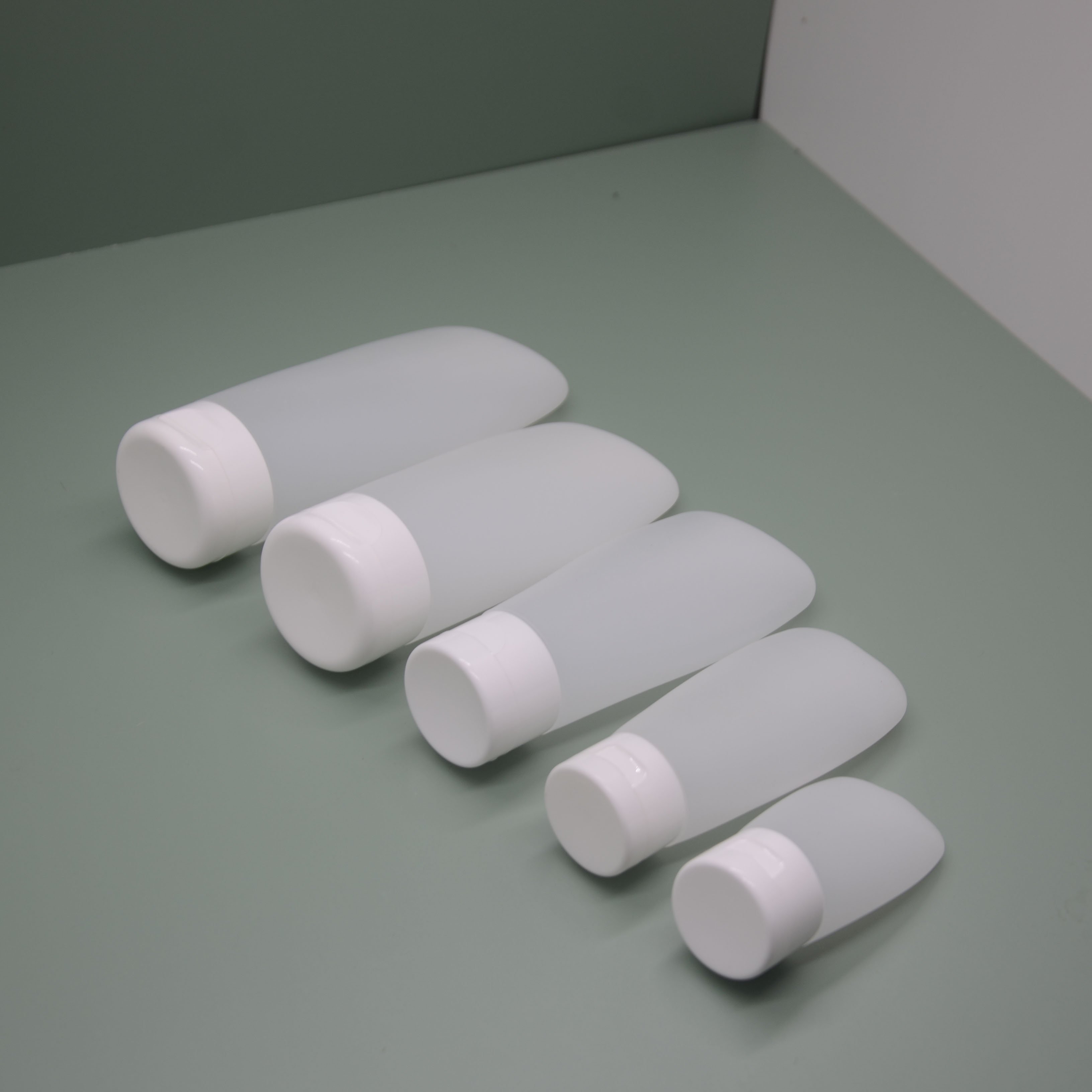 Cosmetic Sample Empty Bottle Plastic Sub-bottle Set Shampoo Shower Gel Squeeze Travel Cosmetic Packaging Screen Printing Nature