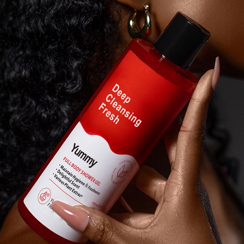 OEM Deep Cleanseing Fresh Yummy Full Body Shower Gel 180ml Provide Refreshing and gentle cleanse for Body Wash shampoo