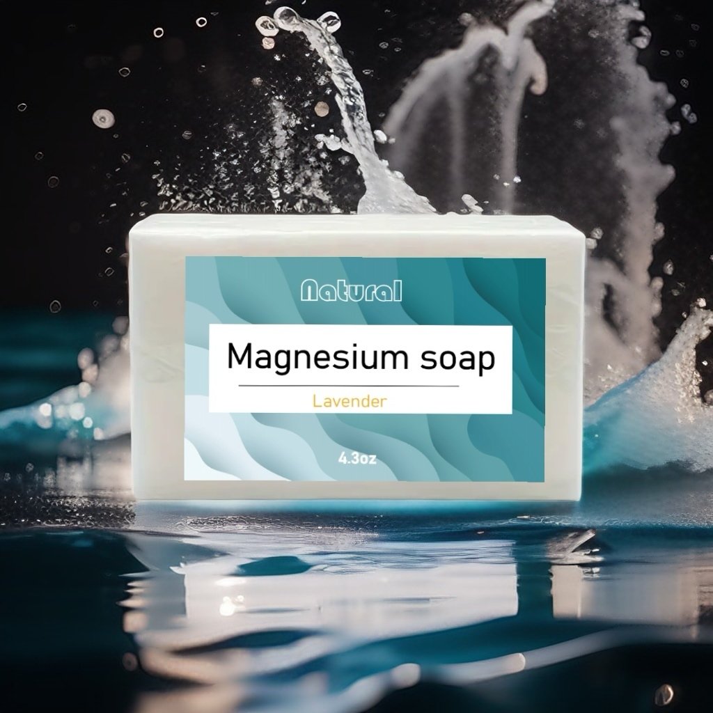100% Natural Organic Vegan Magnesium Soap Bar Handmade with Premium Essential Oils Whitening Shower Gel Dry Skin Amazon Hot Sell