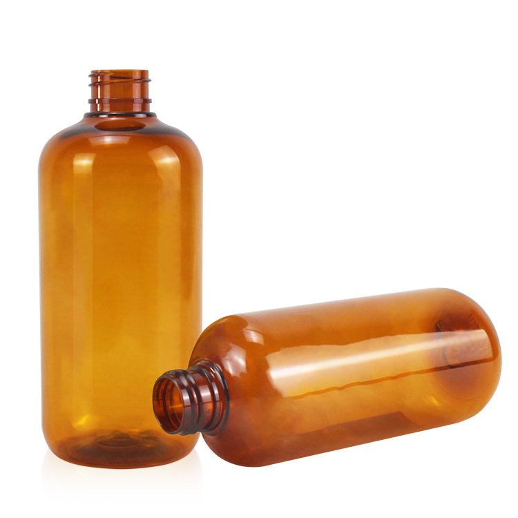 Hotel Shampoo Bottle 300ml 500ml Plastic Lotion Sub Bottle PET Wash and Care Press Shower Gel Bottle Cosmetic Screen Printing