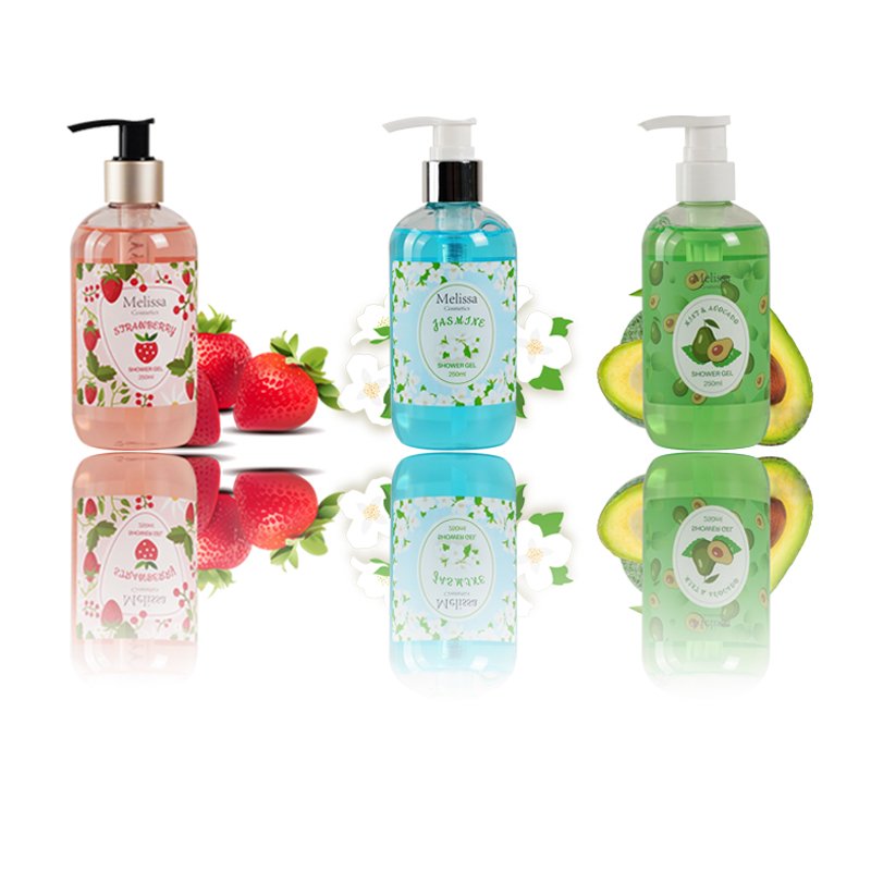 Private Label Body Wash Scent Shower Gel Liquid Bath Soap Scrub Lightening Whitening Moisturizing Rose Milk Fragrance Wholesale