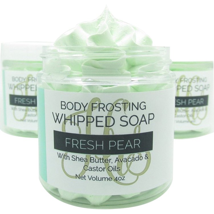 OEM/ODM Private Label Exfoliating Cleansing Body Scrub Bubble Colorful Bath Cream Foaming Whipped Cream Soap Shower Gel