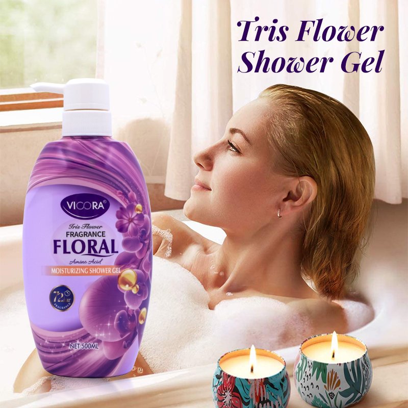 High Quality Private Label Shower Gel Moisturizing Bubble Scrub Exfoliating Whitening Nourishing Skin Hydrating Refreshing Body