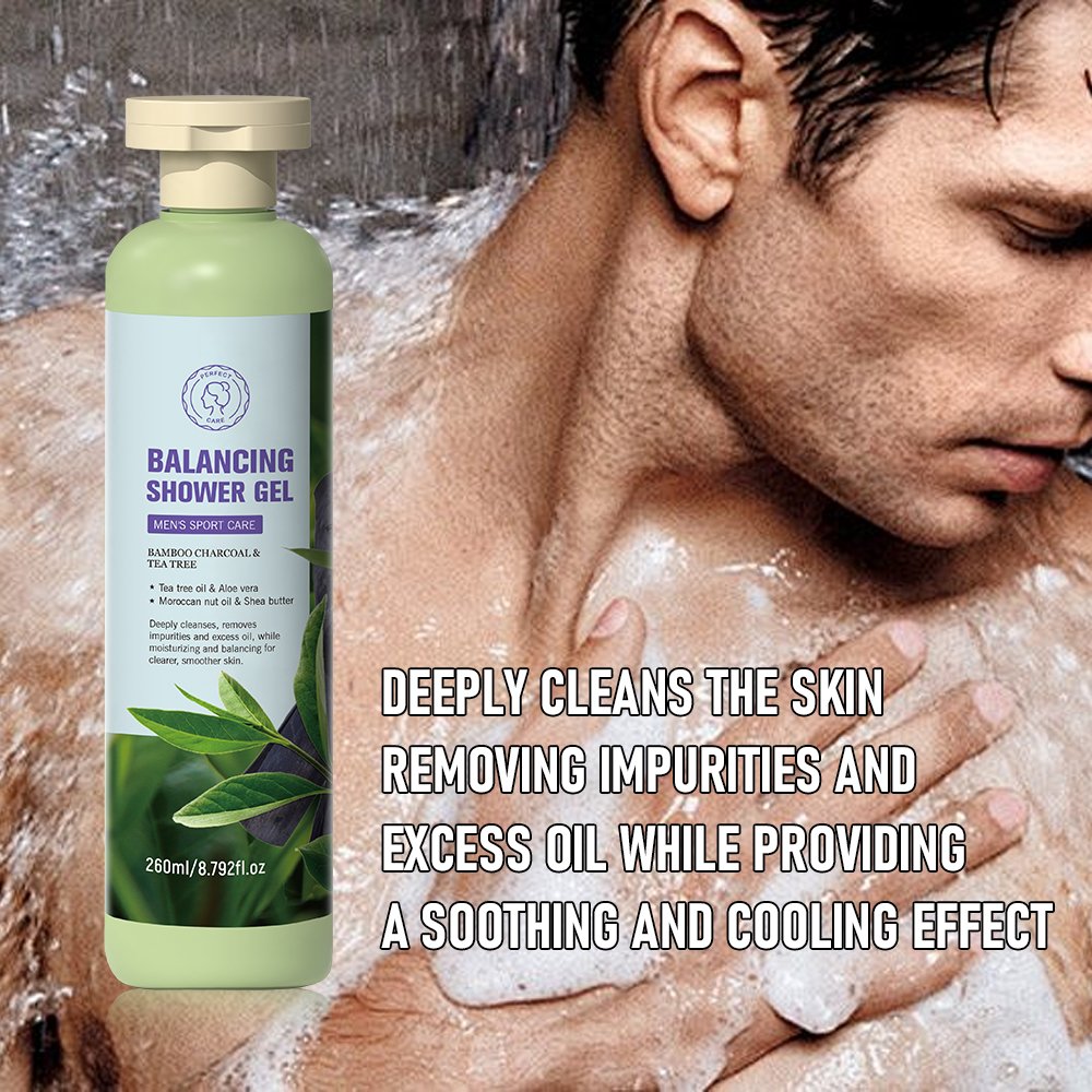 Long-lasting Aloe Vera Shower Gel Natural Fragrance Organic Ingredients Perfumed Moisturizing Men Sports Body Wash