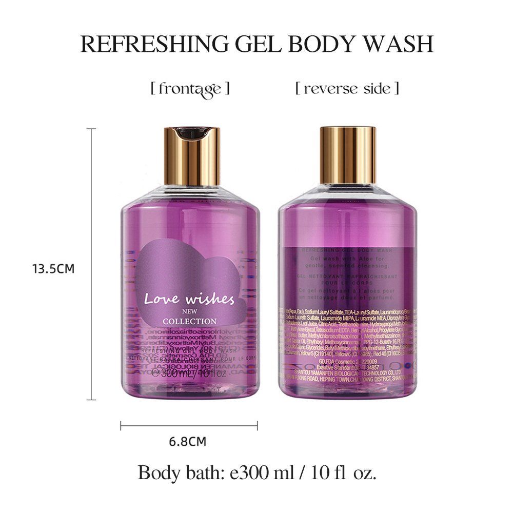 OEM Private Label Lightening Organic Body Wash Whitening Secretes 300ML Victoria Shower Gel