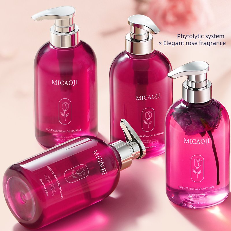 OEM/ODM rose oil shower gel intimate wash for men and women fresh skincare