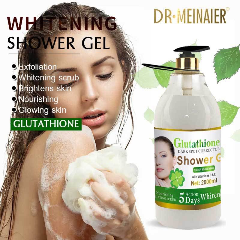 High Quality Shower Gel 2000ml Carrot Turmeric Aha Gold Body Wash Whitening Scrub Exfoliating Natural Skincare