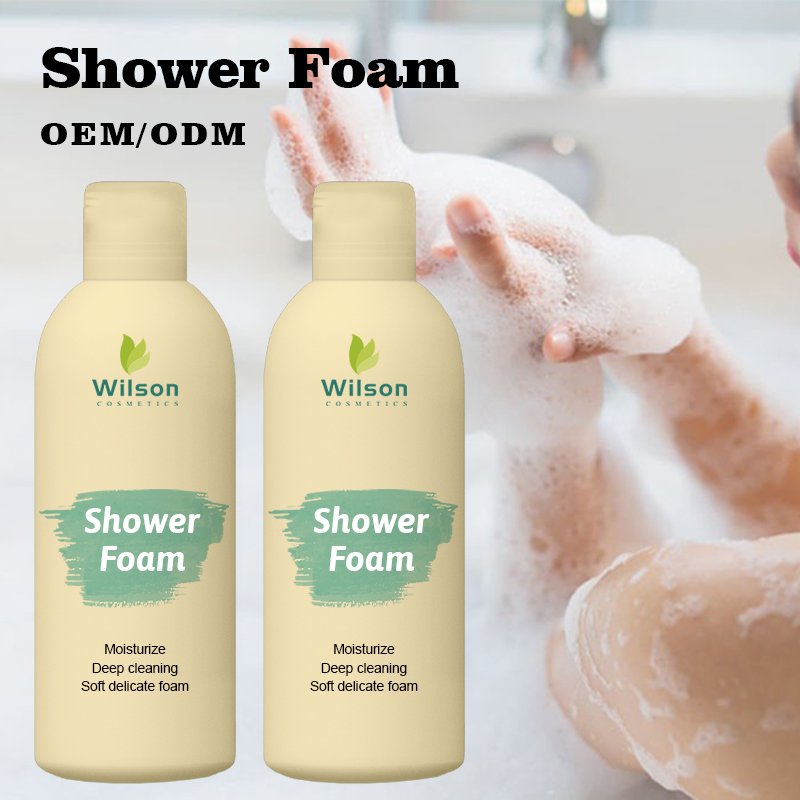 Aerosol cosmetics Customized body wash shower foam Factory Manufacturers oem odm shower foam mousse bath bubble Free Sample