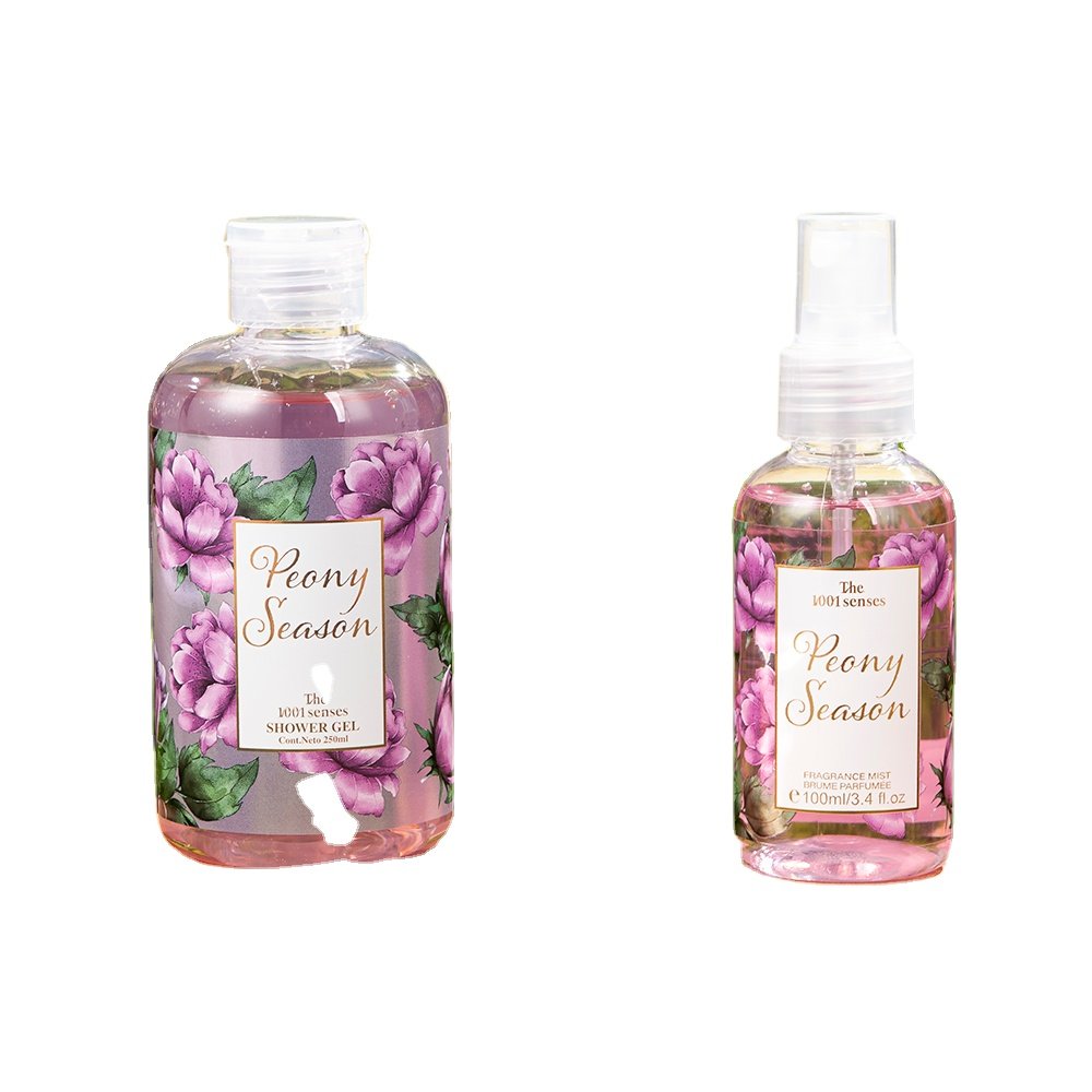 Customized Fragrance Home Shower Gift Set Body Mist Plus Shower Gel Set for Women