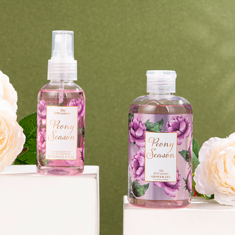 Customized Fragrance Home Shower Gift Set Body Mist Plus Shower Gel Set for Women