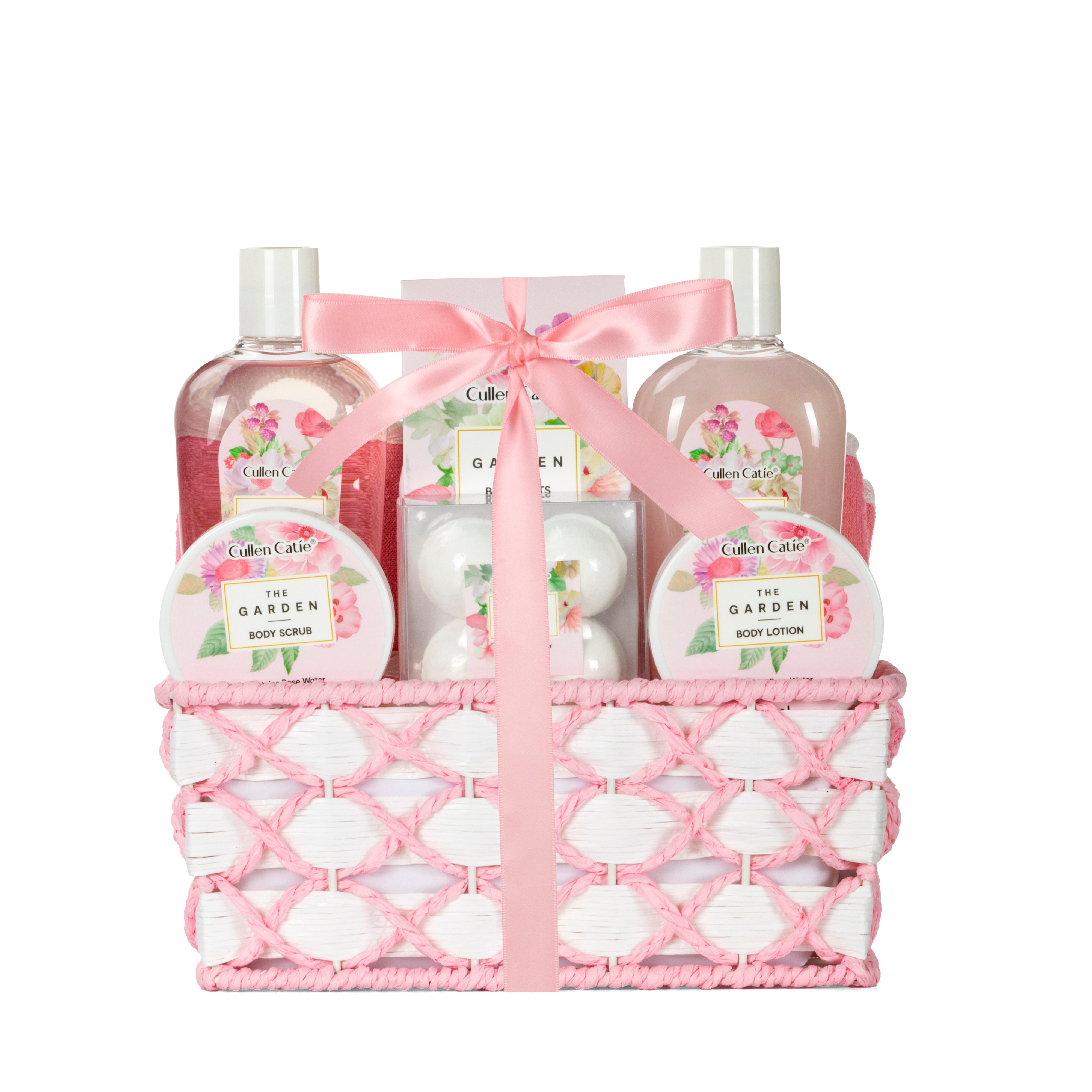 Private Label Luxury Moisturizing Spa Set Rose Fragrance Bath And Body Care Gift Sets For Women