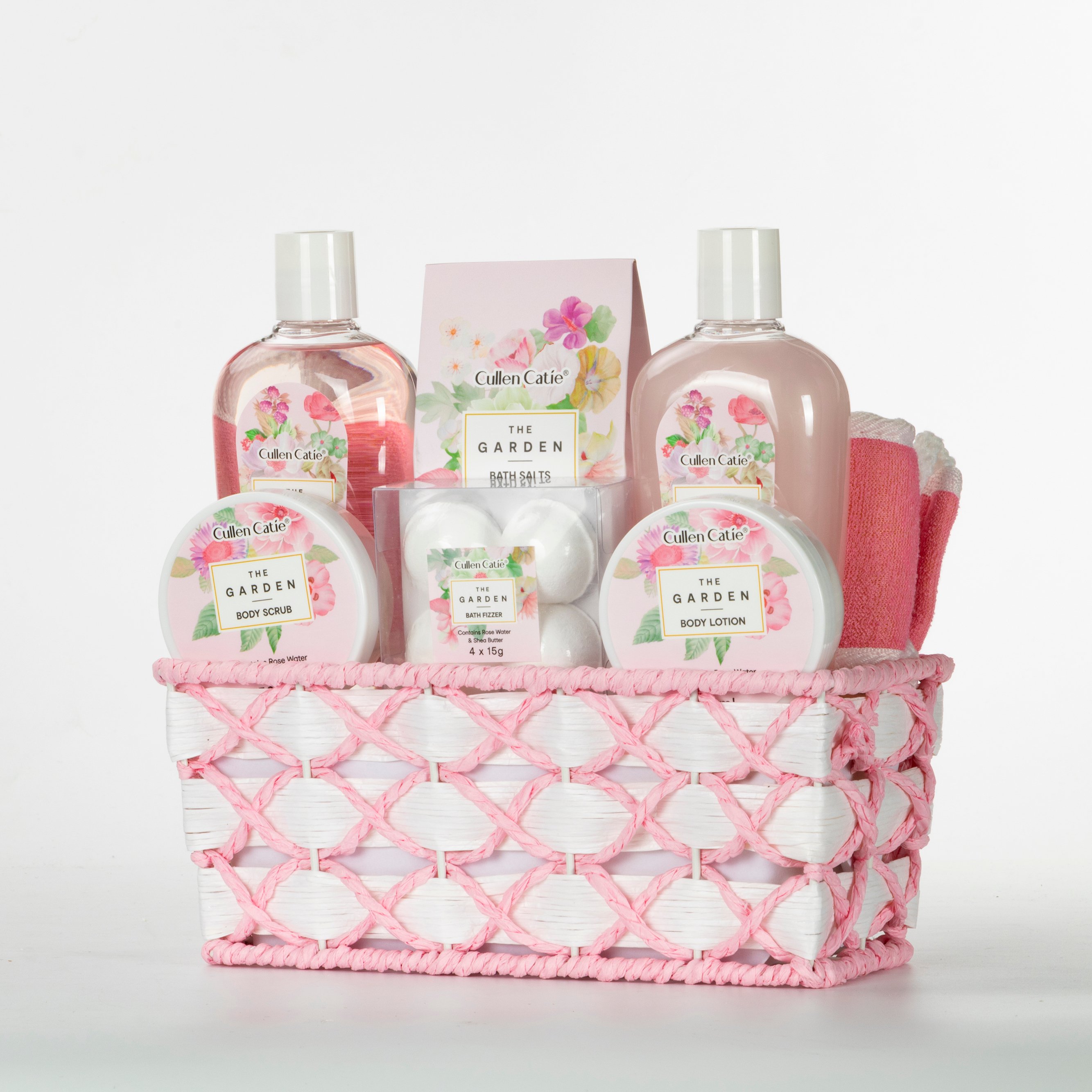 Private Label Luxury Moisturizing Spa Set Rose Fragrance Bath And Body Care Gift Sets For Women