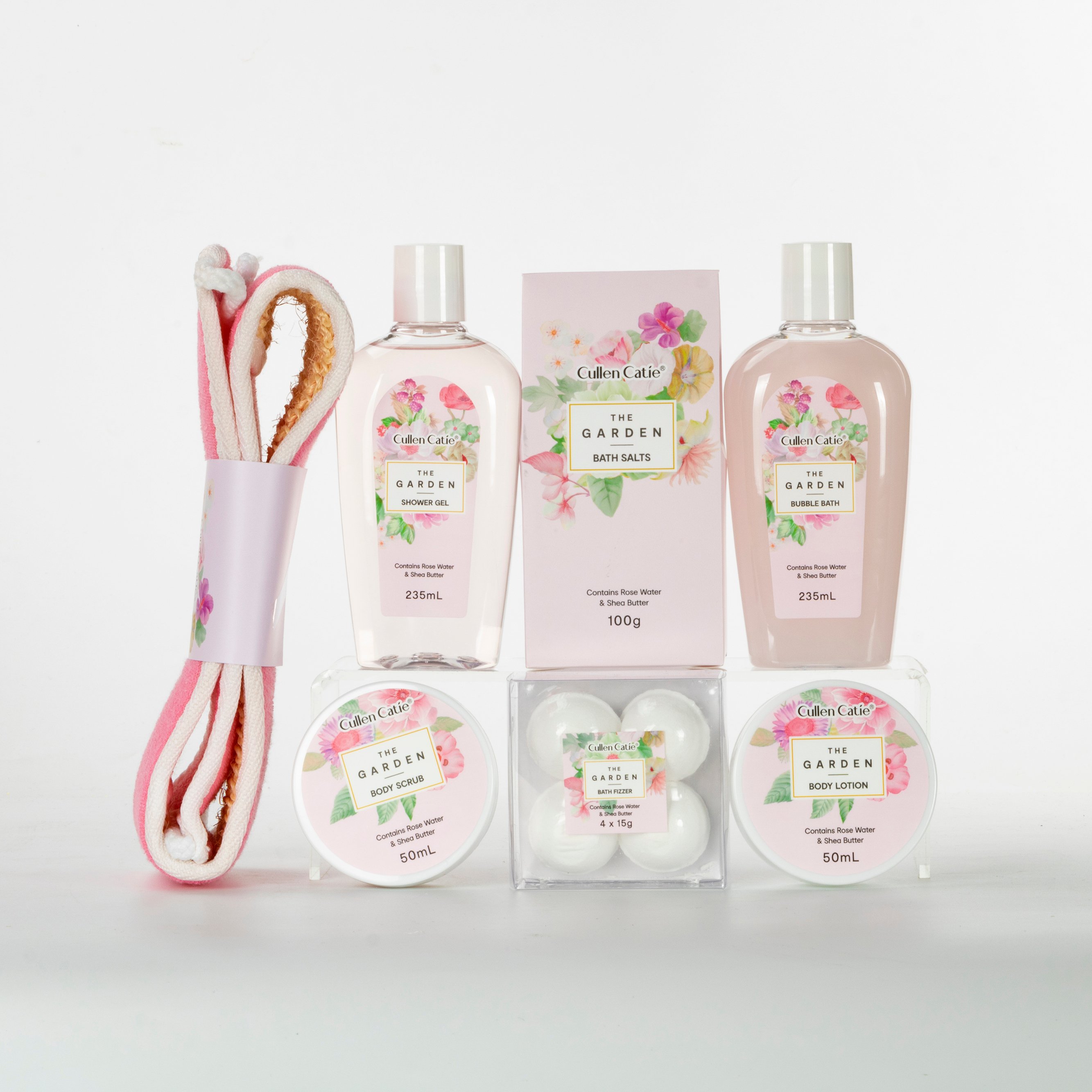 Private Label Luxury Moisturizing Spa Set Rose Fragrance Bath And Body Care Gift Sets For Women