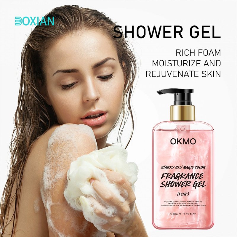 organic natural ferfumed moisturizing whitening skin care private label Body Wash shower gel