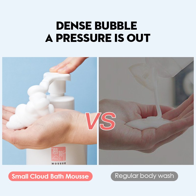 Amino Acid Shower Gel Mousse 500ml / 16.9 fl oz Moisturizing Foam Argan Oil Aloe Vera Deep Cleansing Skin Bath Body Wash Bubble