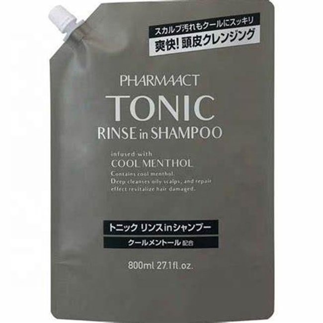 Men's Cooling Shampoo Menthol Shampoo Made in Japan Men's Tonic Conditioning Shampoo Refill 800ml Best Selling Products 2023