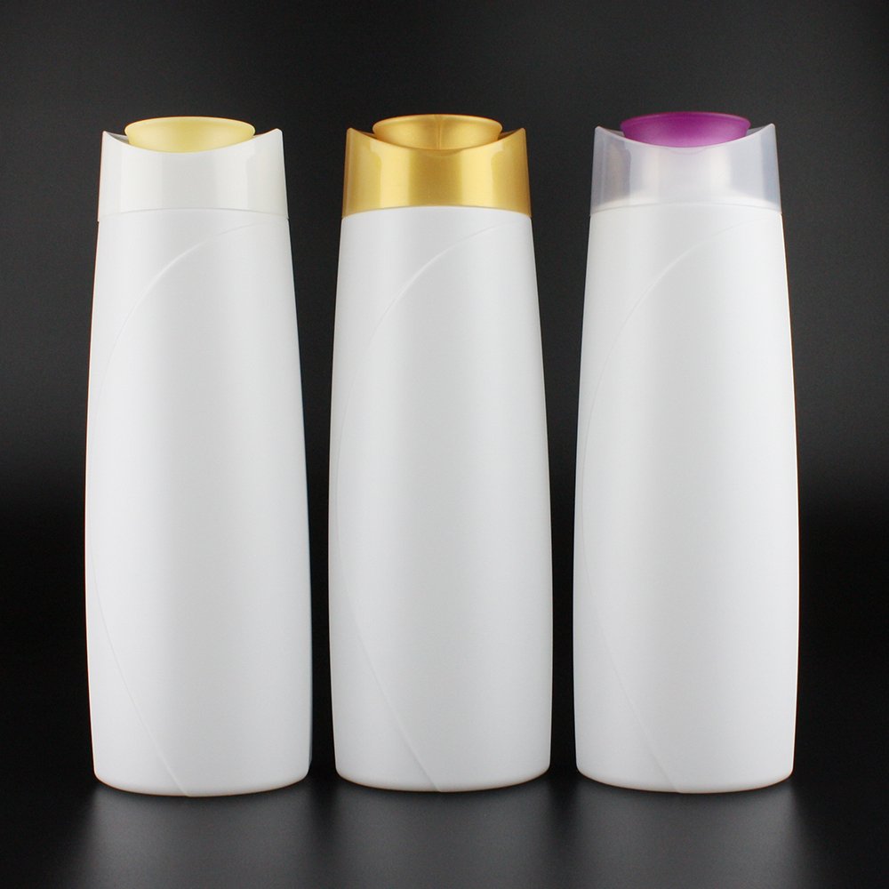 Luxury Shampoo Shower Gel Flip Top 400ml HDPE Wholesale Plastic Squeeze Bottles And Packaging