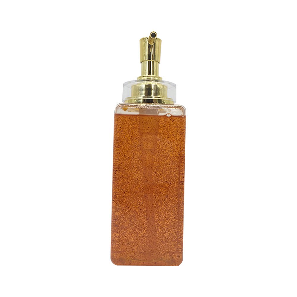OEM Private Label Bleaching Organic Shower Gel With Glutathione And Arbutin Carrot Shower Gel Body Scrub For Exfoliating