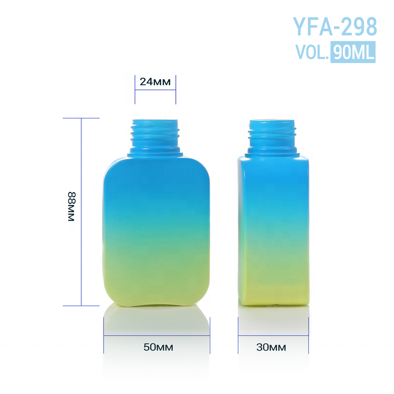100ml 250ml 500ml Luxury Shampoo Lotion White Blue Black Bathroom Facial Cleanser Hotel Shampoo Hair Conditioner Bottle
