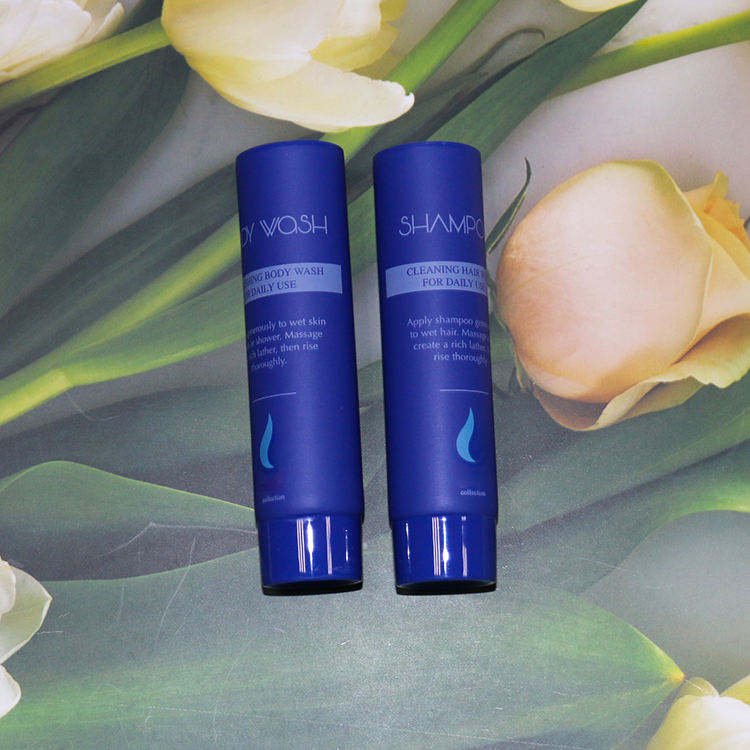 Wholesale Hotel Empty Squeeze Shampoo Shower Gel Body Lotion Cosmetic Tube Packaging Plastic Soft Tube With Screw Lid
