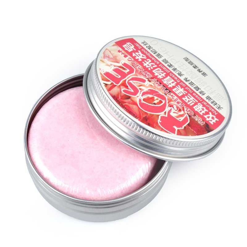 Natural Organic Rose Hair Growth Conditioner 100% Pure Plant Hair Shampoos Soap Shampoo Bar Pure Plant Hair Care Soap