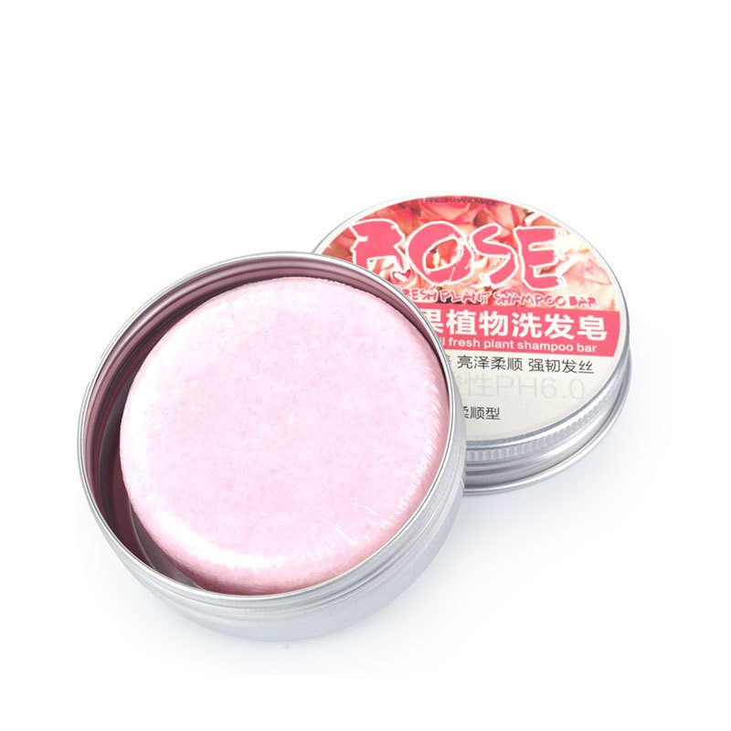 Natural Organic Rose Hair Growth Conditioner 100% Pure Plant Hair Shampoos Soap Shampoo Bar Pure Plant Hair Care Soap