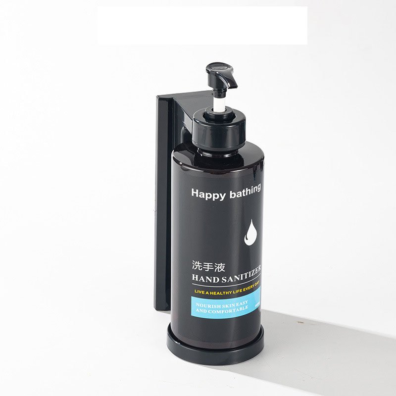 Hotel Bathroom 500ml Soap Dispenser Wall Mount Hand Soap Bottle Shampoo Shower Gel Dispenser Soap Dispenser Abs Wall Bracket