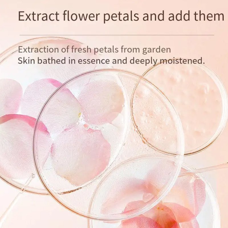 EKBER Private Label Shower Gel Sakura Cherry Blossom Body Wash Daily Cleaning Whitening Skin Perfume Petal Shower Gel