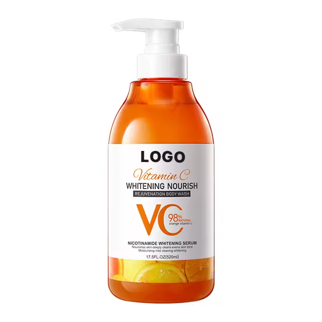 Oem Best Sales Vitamin C Whitening Nourishing Bath Body Wash Smooth Skin Care Gold Shower Gel