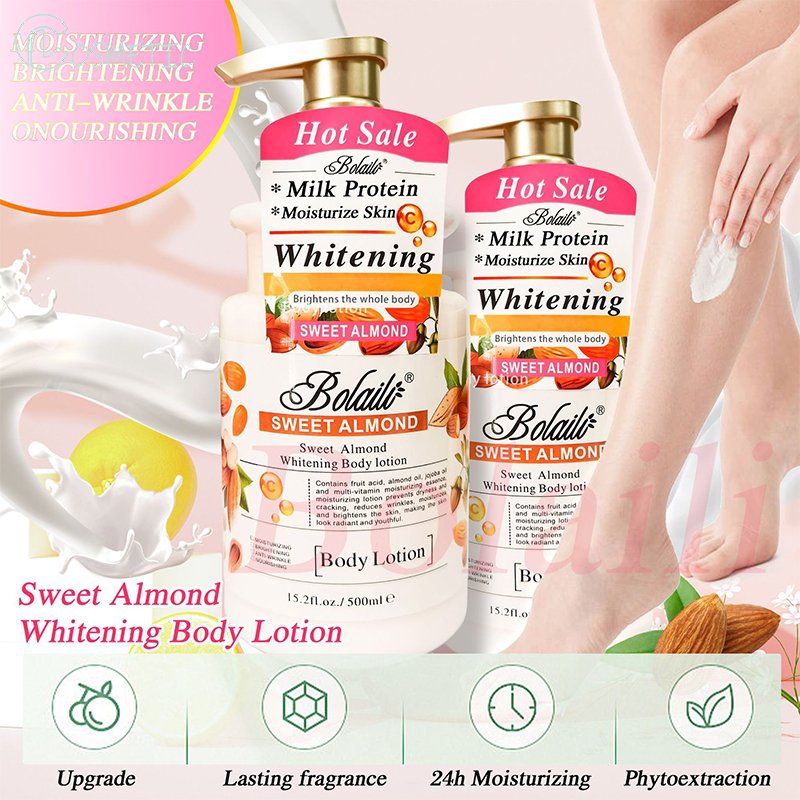 Private Label Wholesale Organic Sweet Almond Perfume Whitening Body Wash Bath Shower Gel