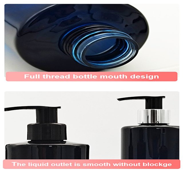 PET Shampoo Bottle Shower Gel Bottle Factory Direct Supply Plastic Cosmetic Screen Printing Bod 200 Ml 250 Ml 300 Ml 500 Ml