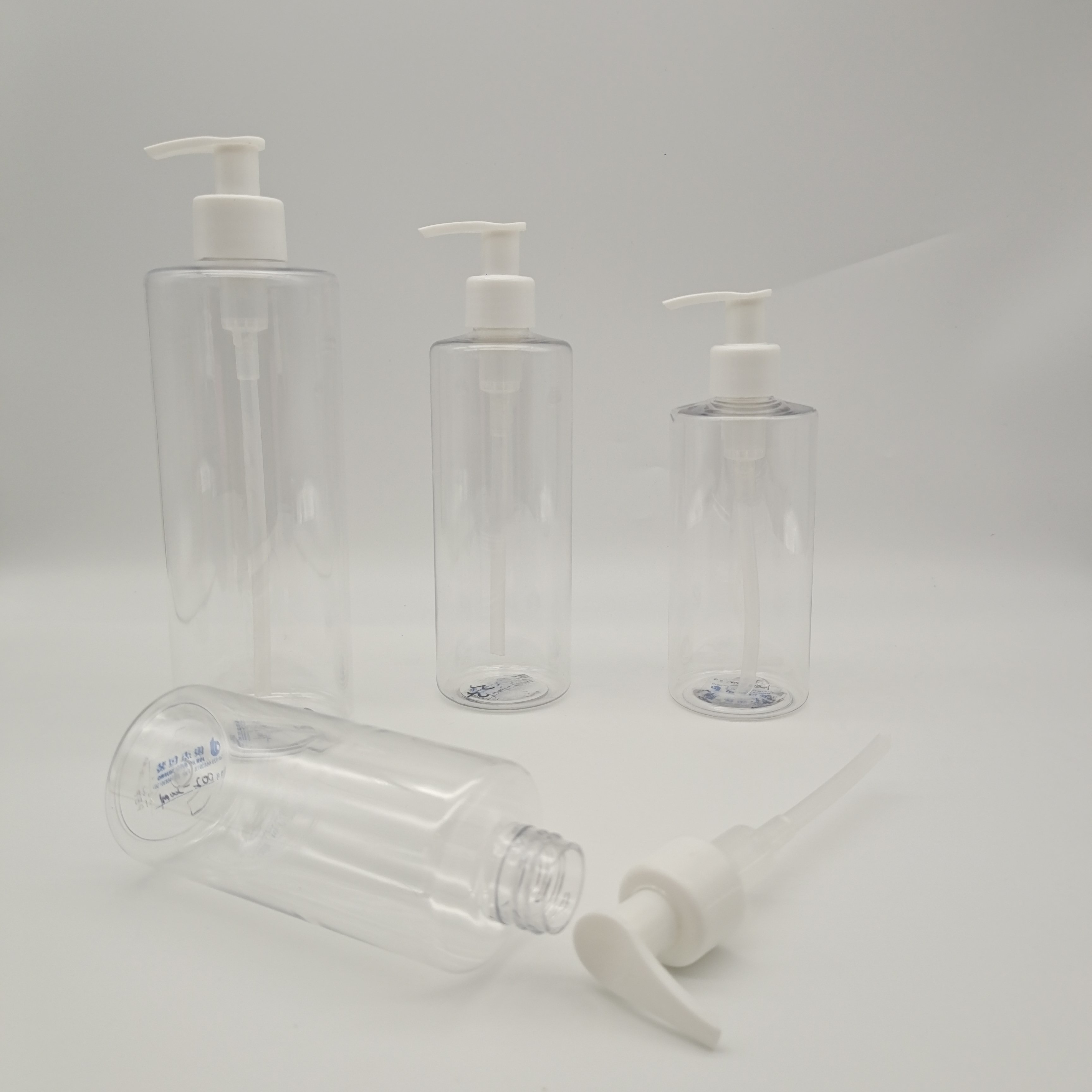 PET Shampoo Bottle Shower Gel Bottle Factory Direct Supply Plastic Cosmetic Screen Printing Bod 200 Ml 250 Ml 300 Ml 500 Ml