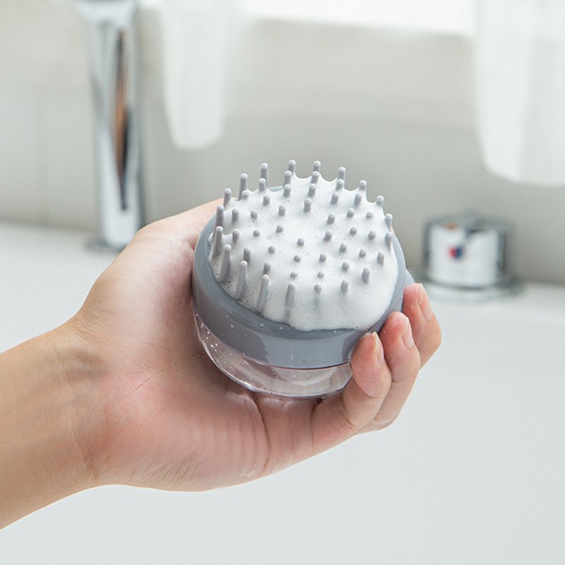 Soft Silicone Pet Bath Brush Pet Massage Grooming Shower Gel Dispenser